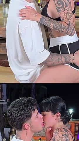 Cuckold Girlfriend Eats Her Boyfriend's Stepbrother's Cum - Luna Vitaler & Danner Mendez