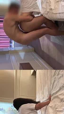 sexy brunette hair drilled doggy by her Instructor