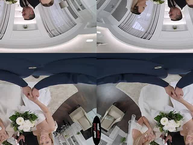 Lily Blossom, Karina King VR Porn: Here Cum The Brides - VirtualTaboo