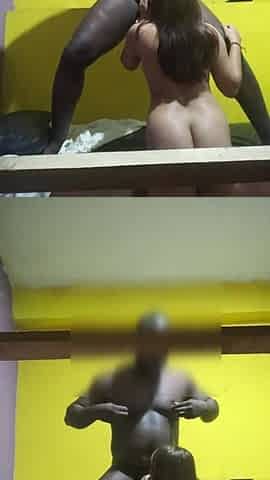 Hot Oriental Hotty banged by ebony bbc in the office