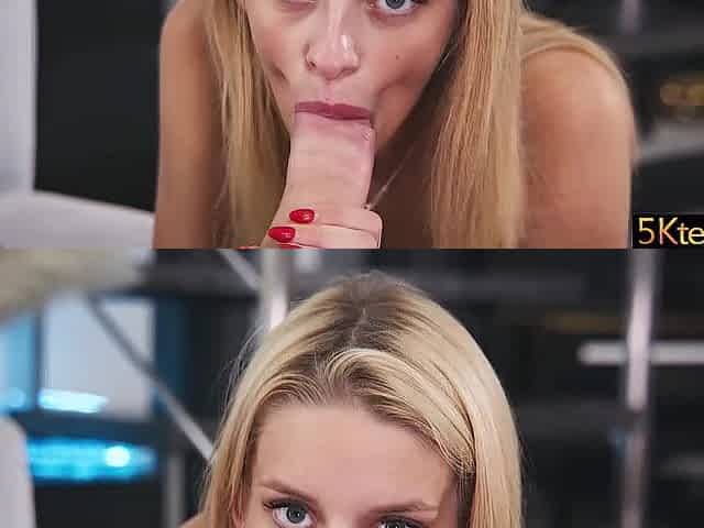 Flawless GOLDEN-HAIRED honey lastly lets me feel her LARGE NATURAL