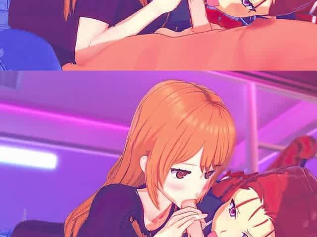 Ajisai no Chiru Koro Ni threesome with manga cosplay [cg anime uncensored]