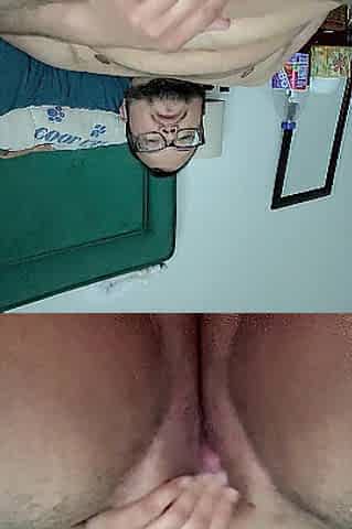 Rubbing my vagina until I had a loud climax