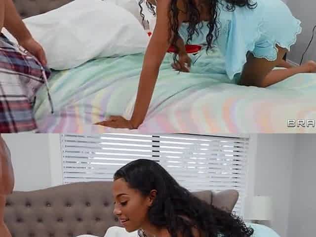 Smooshing My Stepsisters Hot Friends With Chris Diamond, Callie Black And Black Diamond