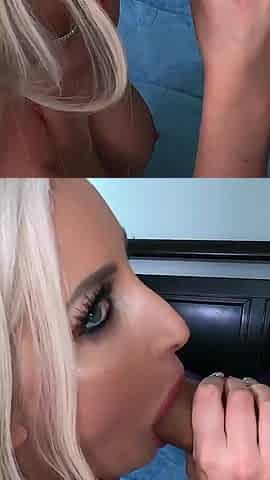 Blonde Bimbo with Huge Tits Gets Smashed