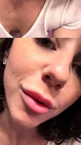 Chubby amateur teen replaces breakfast for some masturbation