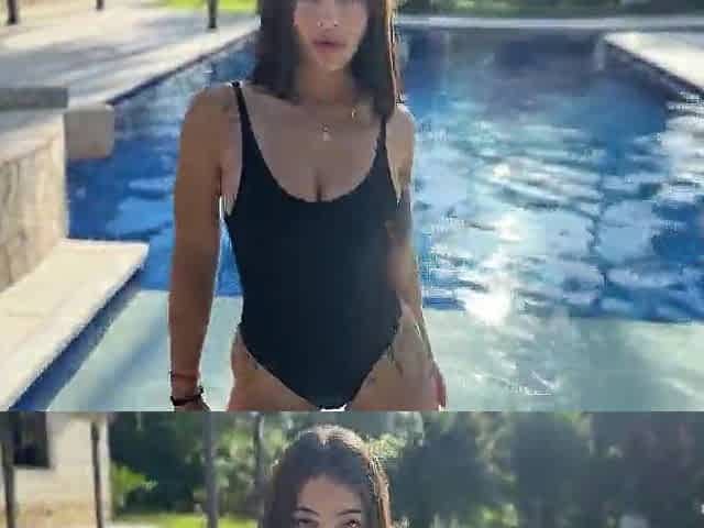 Pool Day! Youthful Colombian woman gets screwed at her neighbour's country abode!