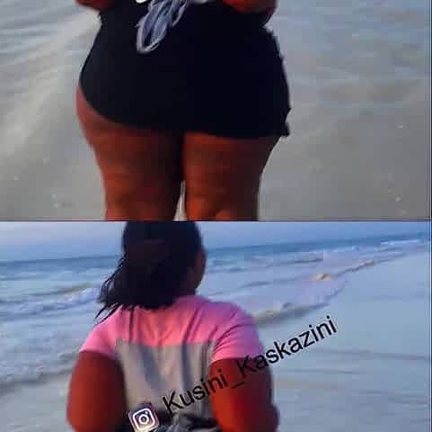 Beach day turned into a pounding session