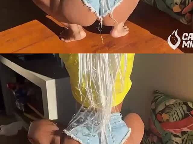 Step Mama Short Shorts Try On Haul Free! Ideal Butt Tease
