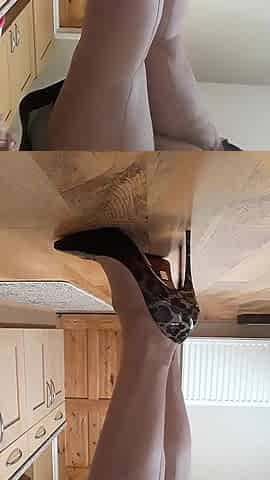 Mature Heels and Seamed Stockings