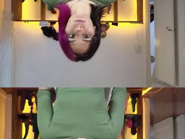 Anal show with vibrator gape and farts