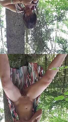 Julies Orgasm in Forest