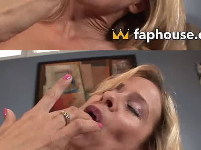 Sexy blondie milf gets boned in her both crevices by her paramour in all the greatest positions until the money-shot - XXX!