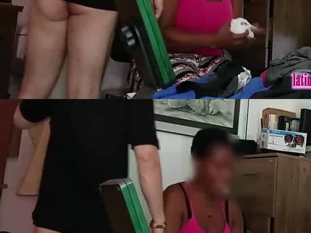 Black Maid Mom Gets Groped And Anally Fucked By Tocaculos