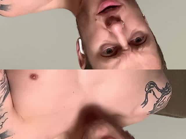 White male can not stop cumming!