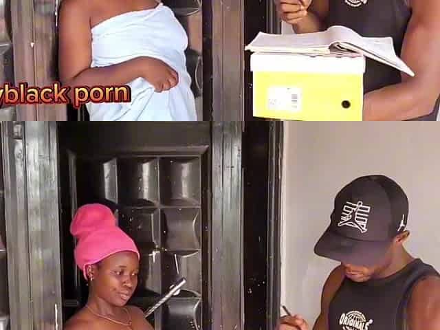 Honryblack porn1 - The delivery chap with the large jock
