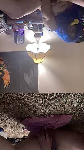 Taking large sex-toy in the butt