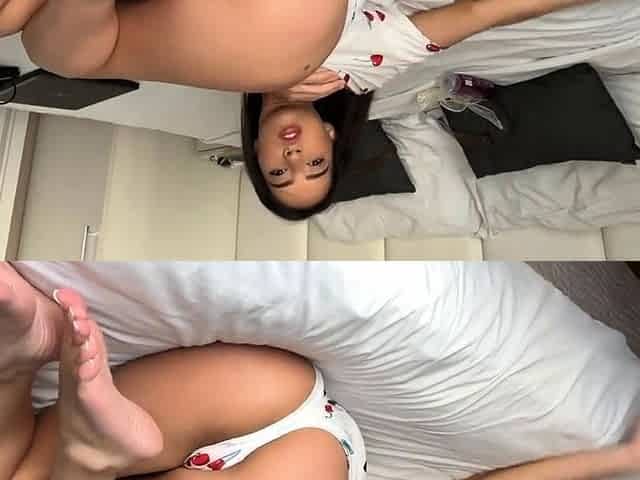 Moaning Masturbating Brazilian Teen with Sex Toy