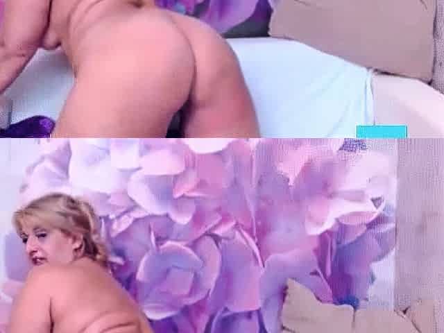 Curvy BBW Milf on Webcam