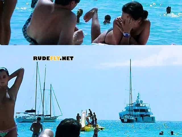 Sexy nude teens with perky boobs naked at a nudist beach