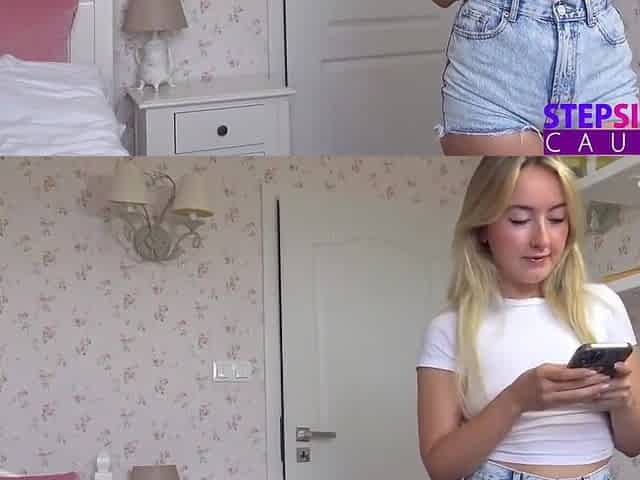 Joy Ann, Petite Blonde And Ann Kiray - Petite Hungarian Blonde Ann Fact Checks Stepbros Accidental Dick Pic