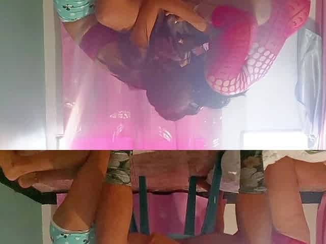 Double Cock Sucking and Riding by a Mature MILF and a 20-year-old Girl