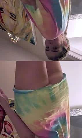 Cute amateur webcam teen girl toying pussy on webcam
