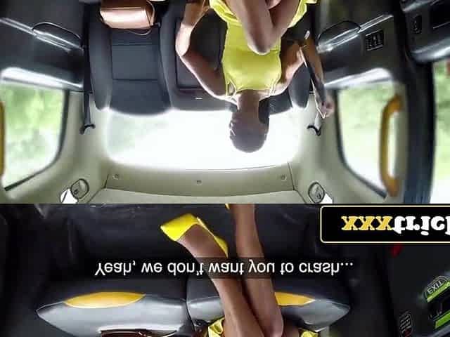 Black Queen Devours Old Taxi Driver's Rod in Wild Backseat Frenzy