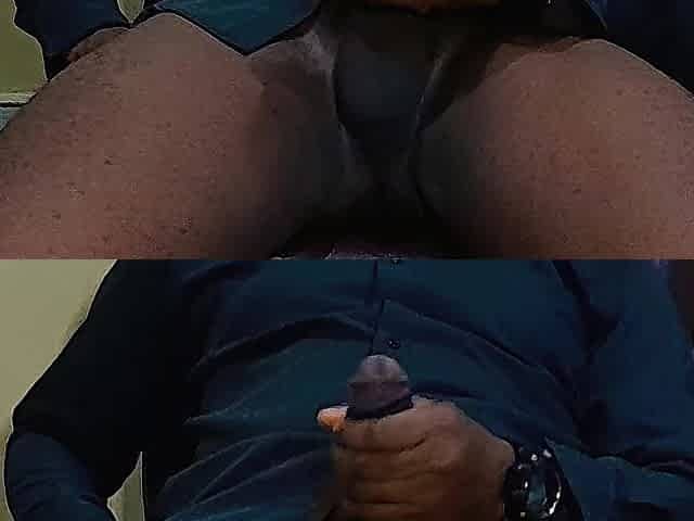 Amateur Hot Guy Moaning in the Office but can't Cum