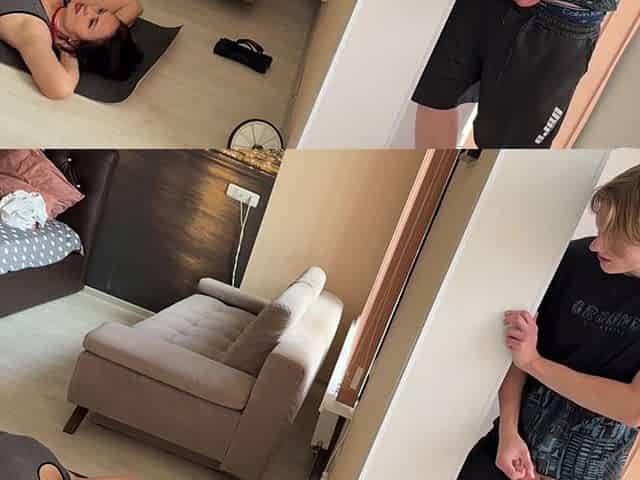 The Neighbor's Guy Came Over and Fucked a MILF