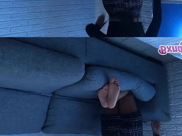 I get turned on at home on the sofa