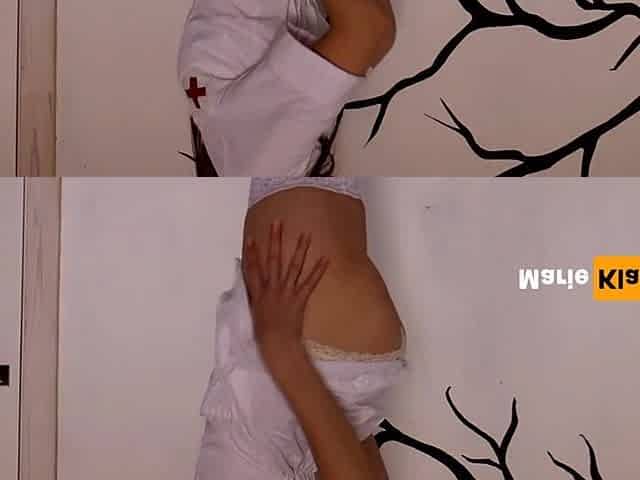 I'll be your nurse during corona virus, stay home and cum with me! Covid nineteen