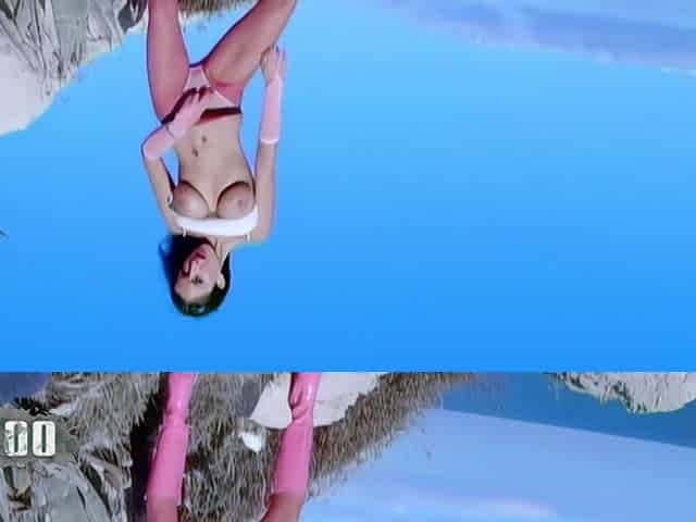 Ana-martin: Pornostar Brunette with Big Tits Ana Martin Removing Clothes in the Rocks