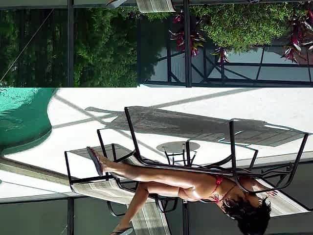 Hot Helena Price Seduces Her Pervert Step Son by the Pool BBC