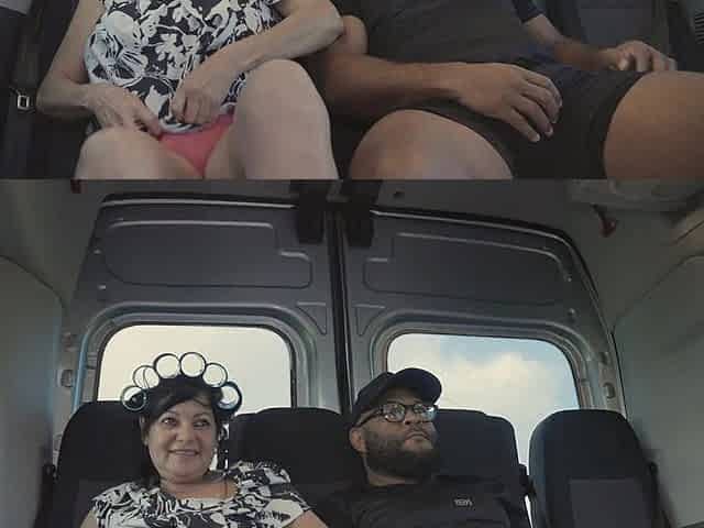 Mature Loses Her Tight Asshole During the Bus Ride