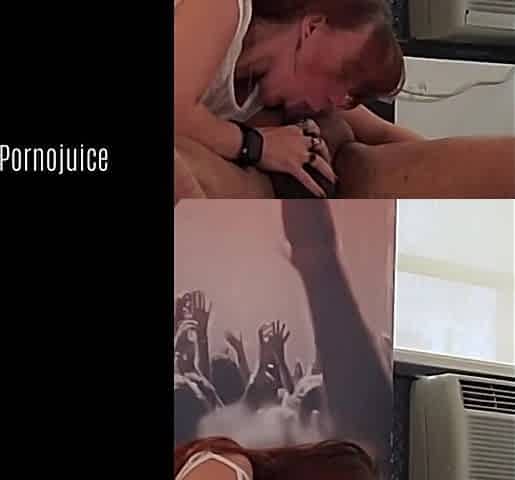 Ginger teen playtime with Large ebony dude