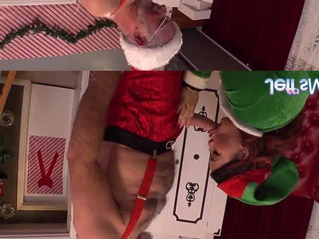 Santa's Raunchy Workshop BBW Sex Orgy