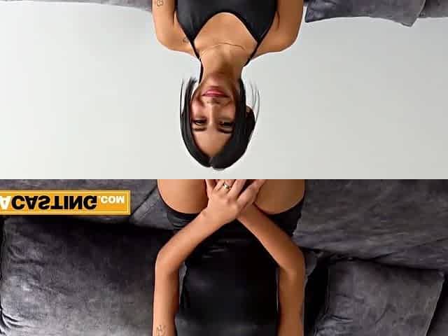 Slender Colombian Model In Underware Banged Coarse By Gringo In Casting