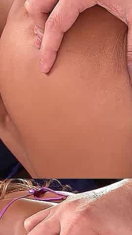 Blonde Asia skinny teen banged in the swinger club