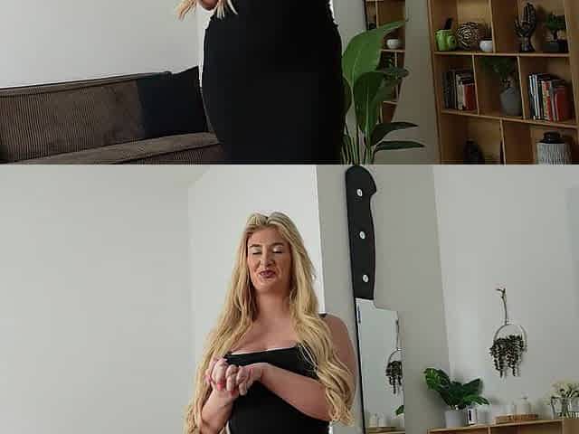 Lewd Blond Roommate Sophia Isabella Gets Banged by Jak Knife during the time that showing outfit for date