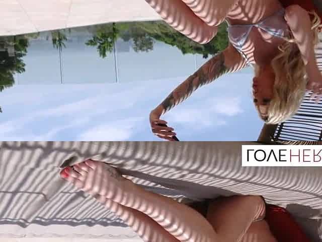 Isabelle Deltore's Brother-In-Law Cums On Her Hawt Feet
