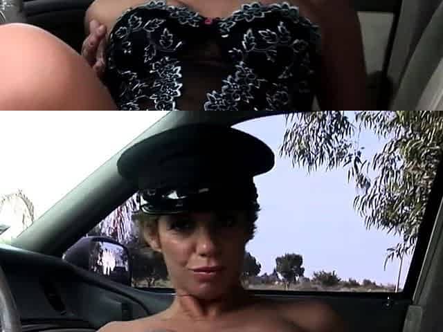 Leila Babe Striptease in Limousine