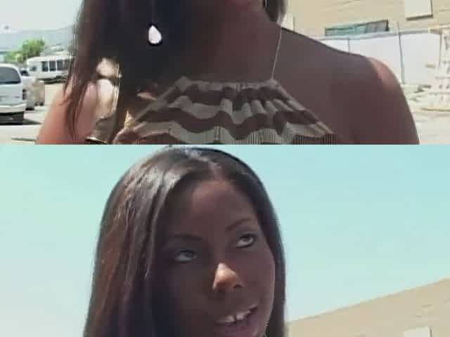 The ghetto guy picks up the curvy ebony model and gives her an intensive pounding
