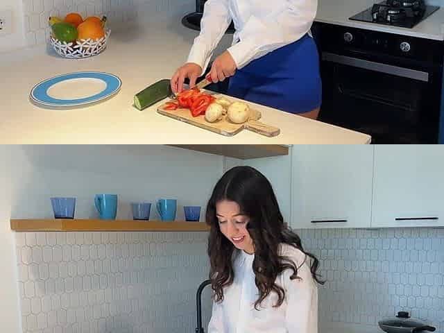 West Teaches Neighbour how to Make Salad but His Schlong gets Hard - Anal Sex