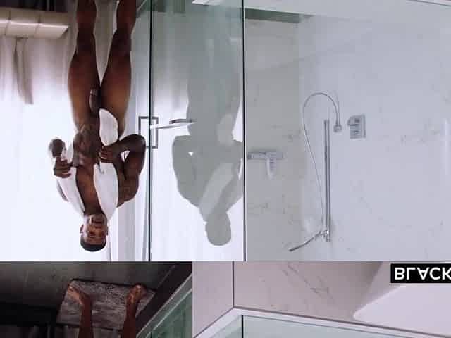 Blond in Interracial Oral job and Poses