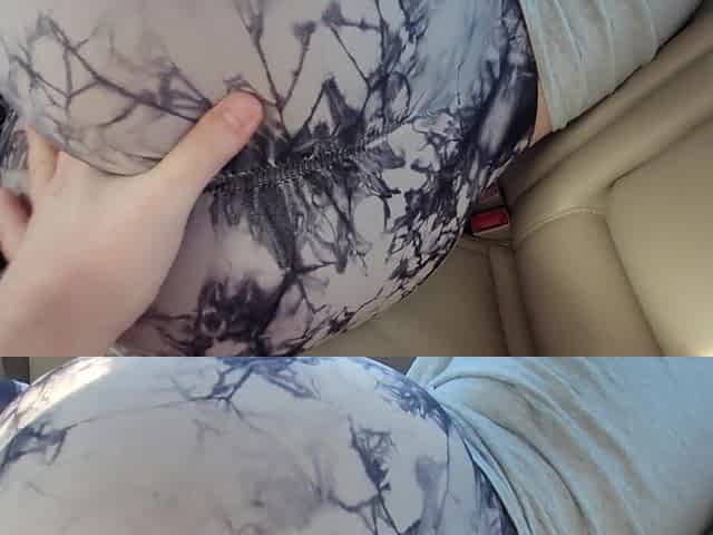 I let Stepbrother Touch My Cunt after Gym in the Car