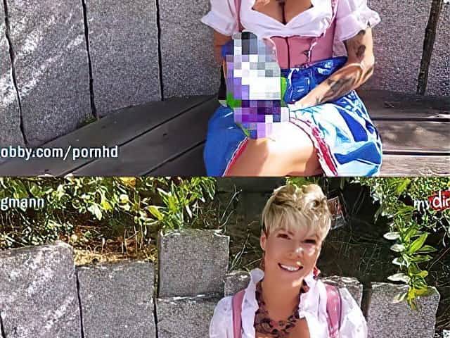 Oktoberfest mother i'd like to fuck screwed in dirndl