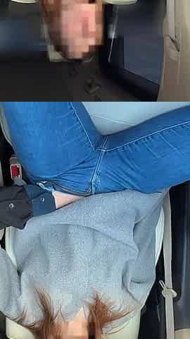 Married Woman Reaches Orgasm in the Car During Work
