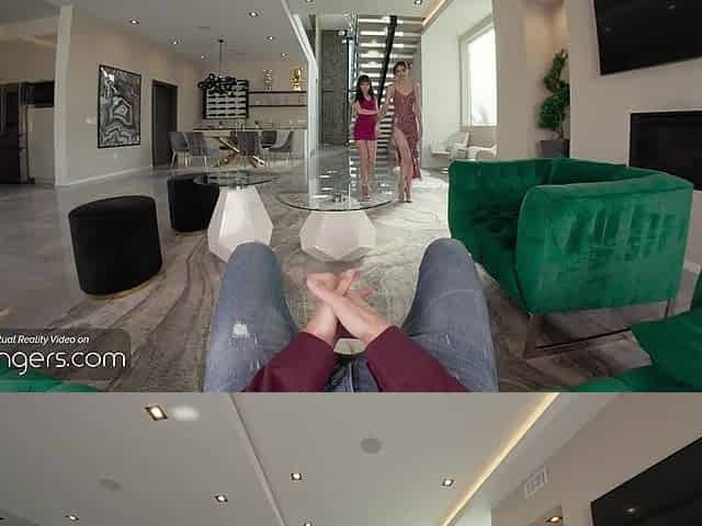 VR Bangers Aria Valencia & Beauty Windell Hawt Teen 3some PT3 HD Porn