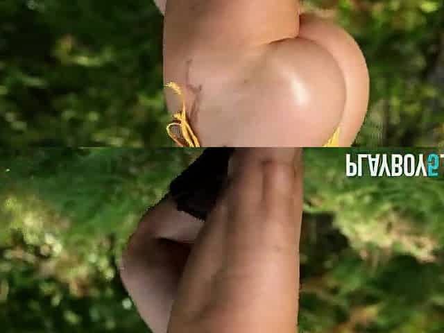 Corpulent large tits and large round booty blond honey Mia Malkova solo